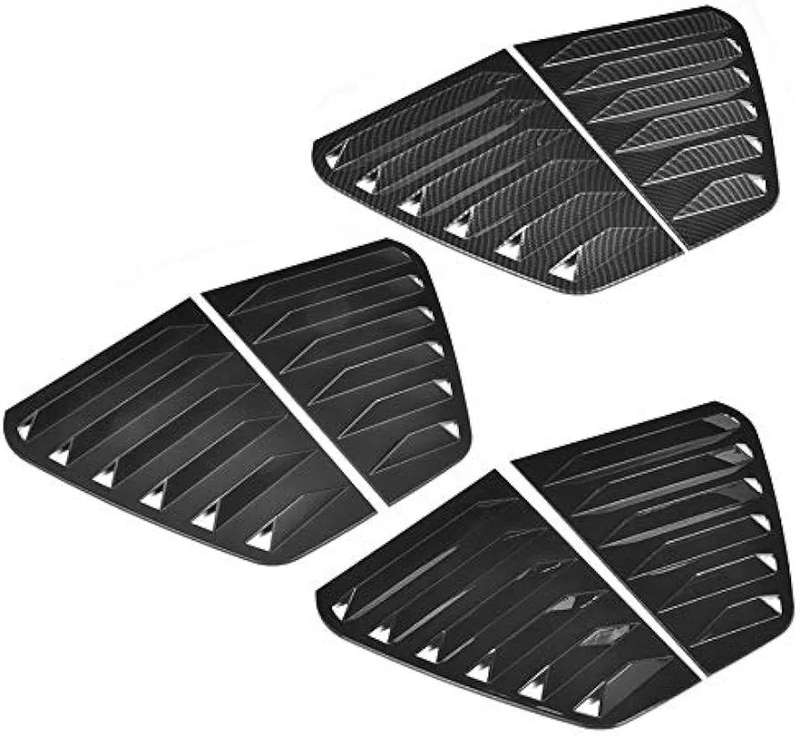 Window Louvers Car Side Vent Window Scoop Louver Trim Cover Car Modification Fit For VW Golf GTI ...