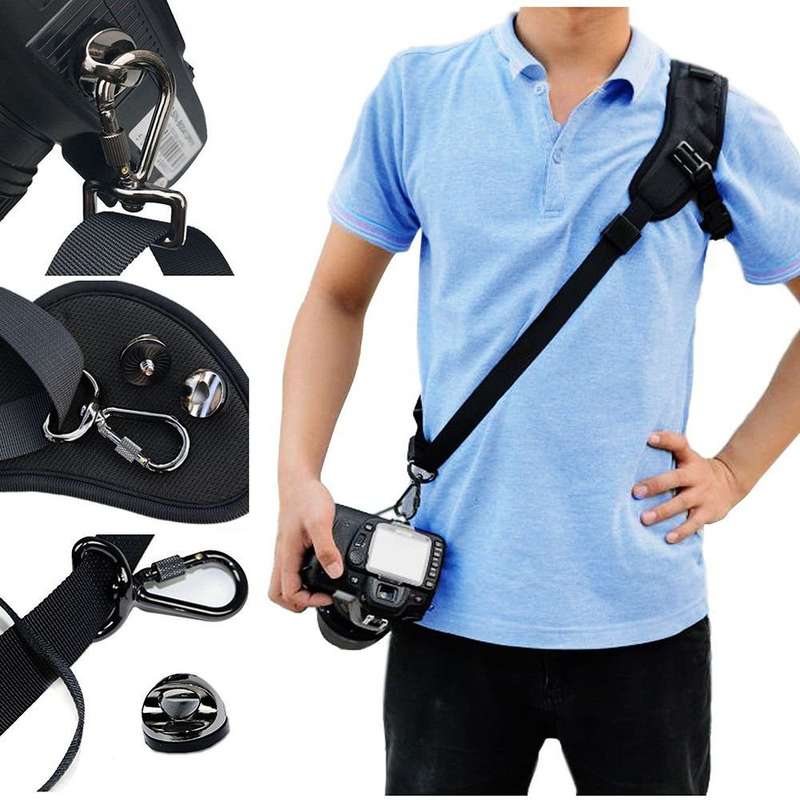 Focus F-1 QuickRapid Neck Strap and Shoulder Strap for SLR and DSLR Cameras