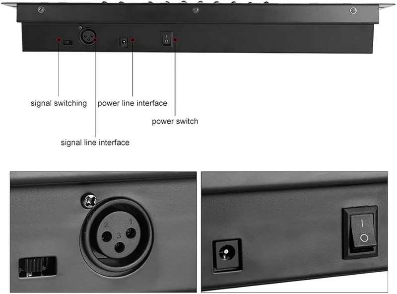 DMX Controller, 192 Channels DMX 512 Console 240 Scenes DJ Disco Equipment, DMX Lighting Consoles...