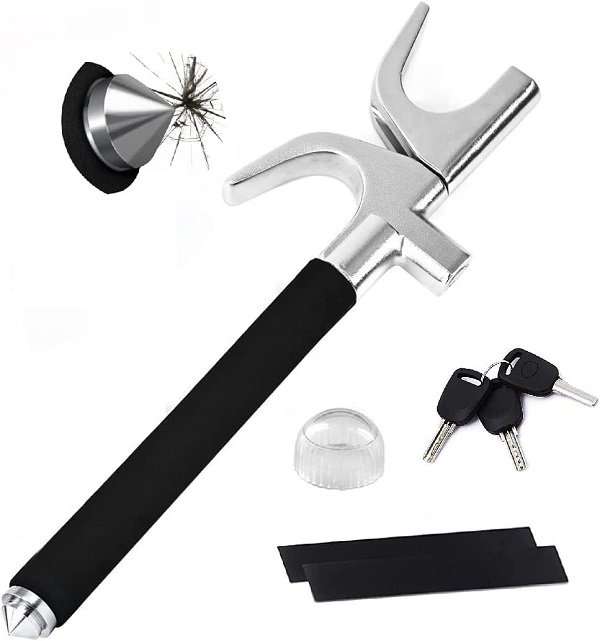 Car Steering Wheel Lock With Hammer Head Jiageng JG68