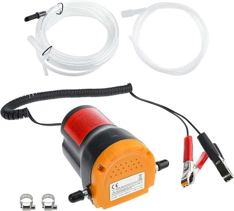 12V 60W Oil Change Pump Extractor Diesel Fluid Scavenge Suction Fuel Transfer Pump with Tubes