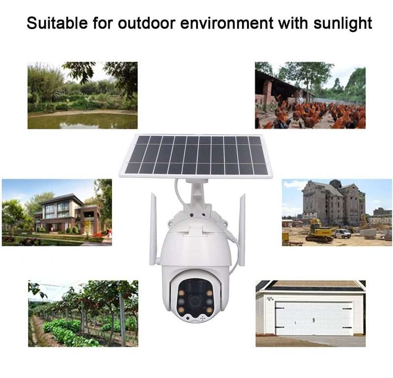 Solar Powered 4G Surveillance Camera i-Cam App - JG20375103