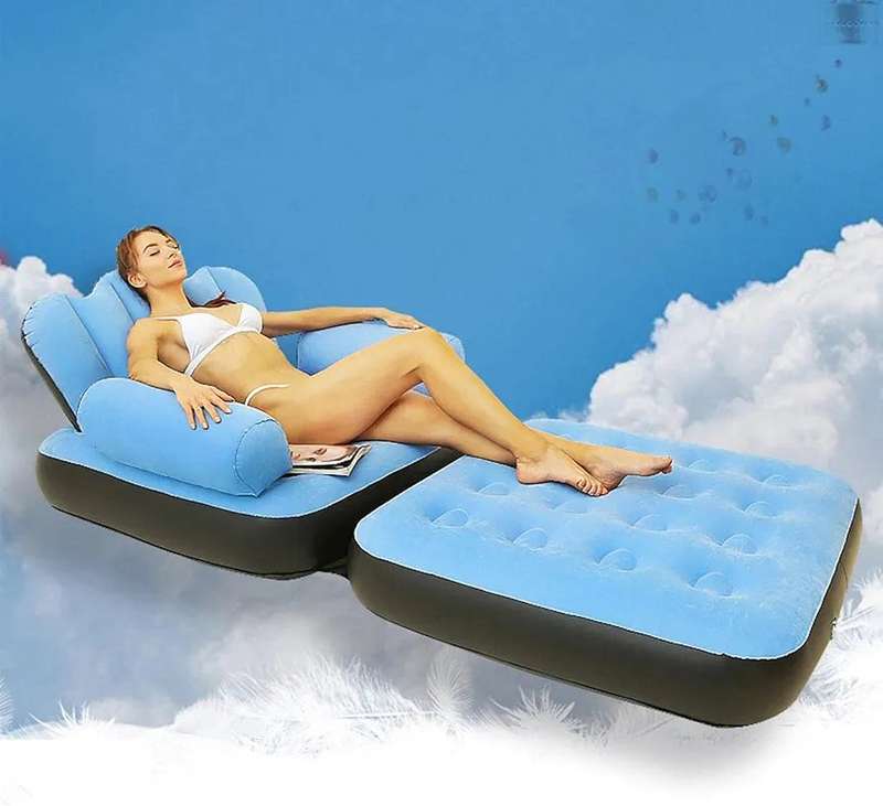 Outdoor Adult inflatable sofa, five-in-one multifunctional lazy sofa