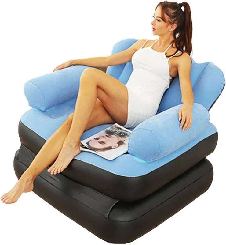 Outdoor Adult inflatable sofa, five-in-one multifunctional lazy sofa