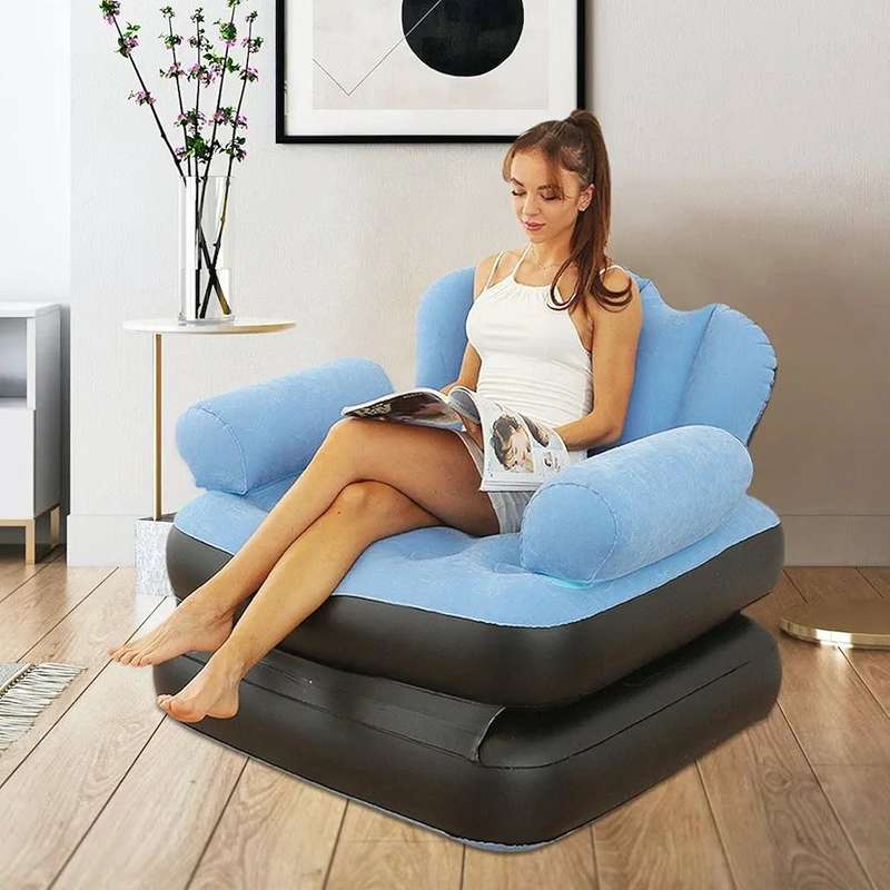 Outdoor Adult inflatable sofa, five-in-one multifunctional lazy sofa