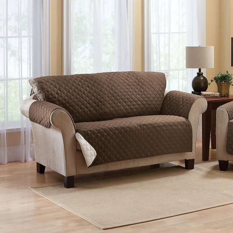 P&amp;A Marketing, reversible microfiber sofa cover