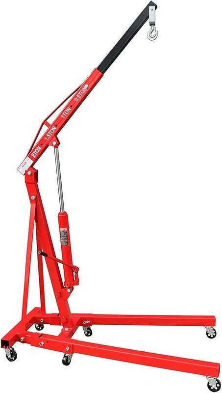 3-Ton Hydraulic Folding Engine Hoist | Heavy-Duty Workshop Crane | 3000 kg Capacity