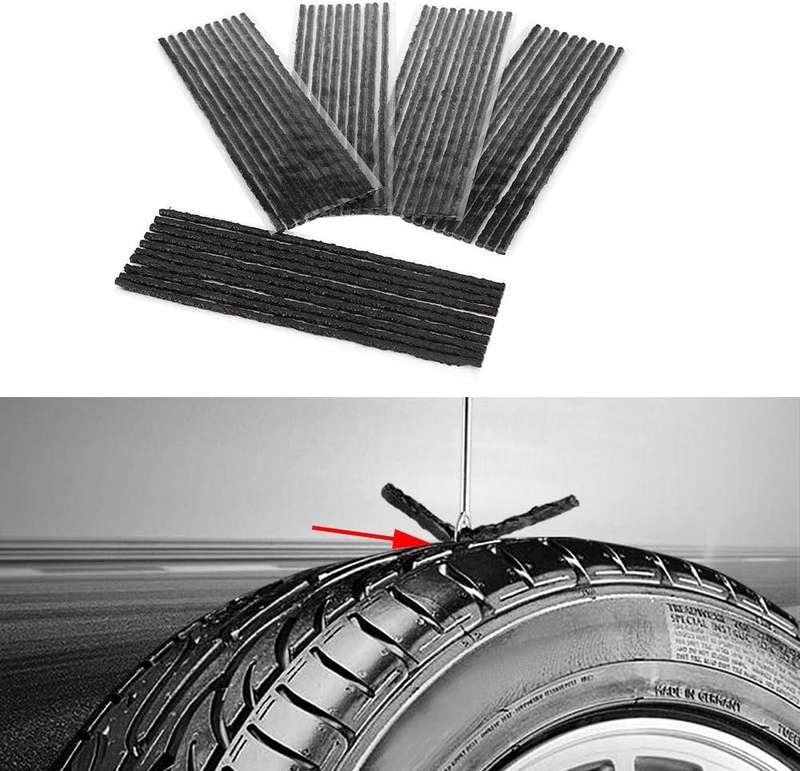 30pcs Tire Repair Rubber Moulds - Tyre Puncture Repair Rubber Strips