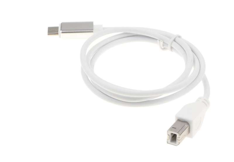 L33 Type C to USB 2.0 B (Printer Cable) Interface Data Transmission Connector 1M