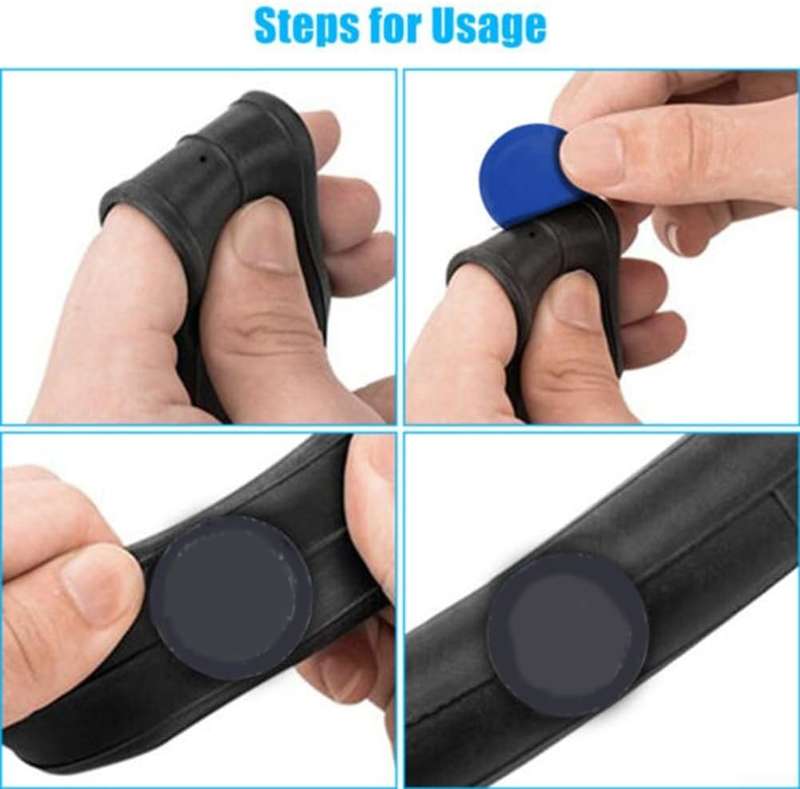 Car Tire Puncture Rubber Repair Patches - Tubeless Tyre Puncture Repair Kit