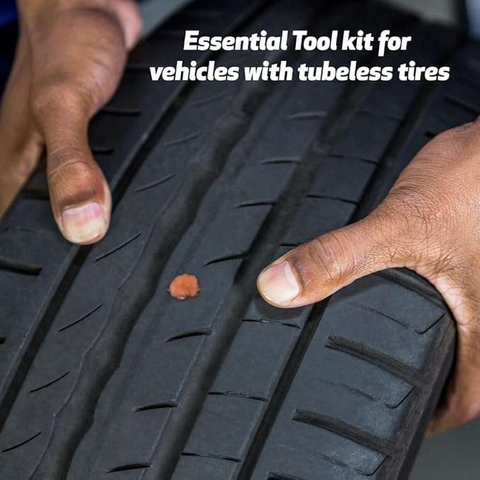 Car Tubeless Tyre Puncture Repair Kit