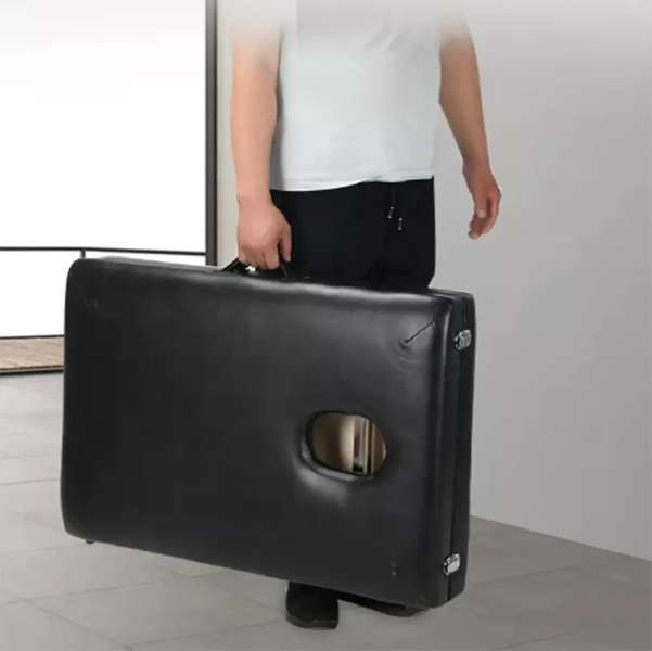 Foldable Massage Tables with Pillow SPA Bed with Stainless Steel Frame