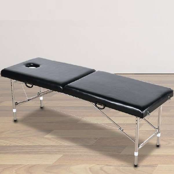 Foldable Massage Tables with Pillow SPA Bed with Stainless Steel Frame