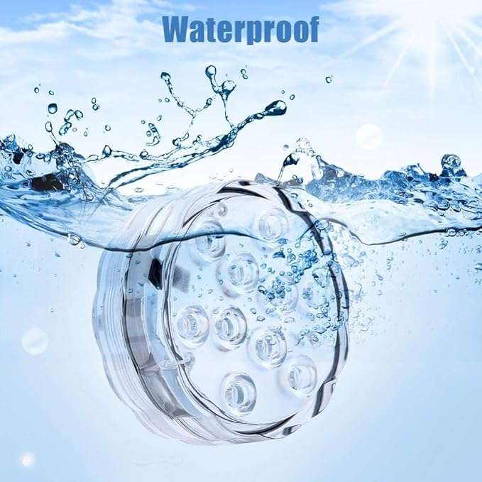 JG106 Submersible LED Light - Swimming Pool Underwater Night Lamp
