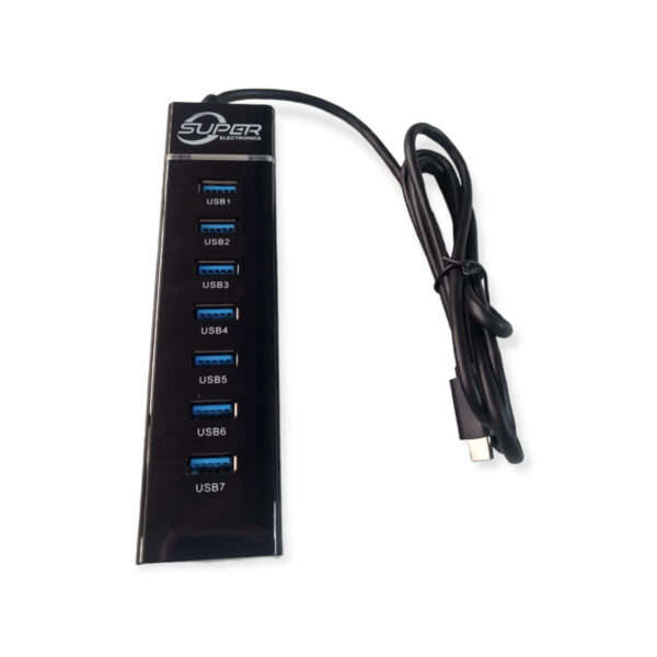 H303 7 Port USB 3.0 Type C Hub 120cm