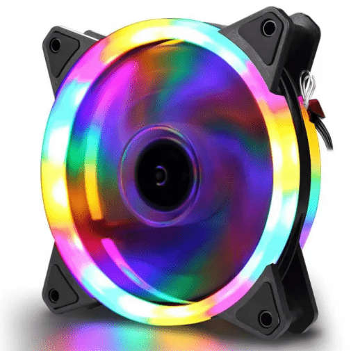 XF0241 Computer Host LED Fan Dual Aperture