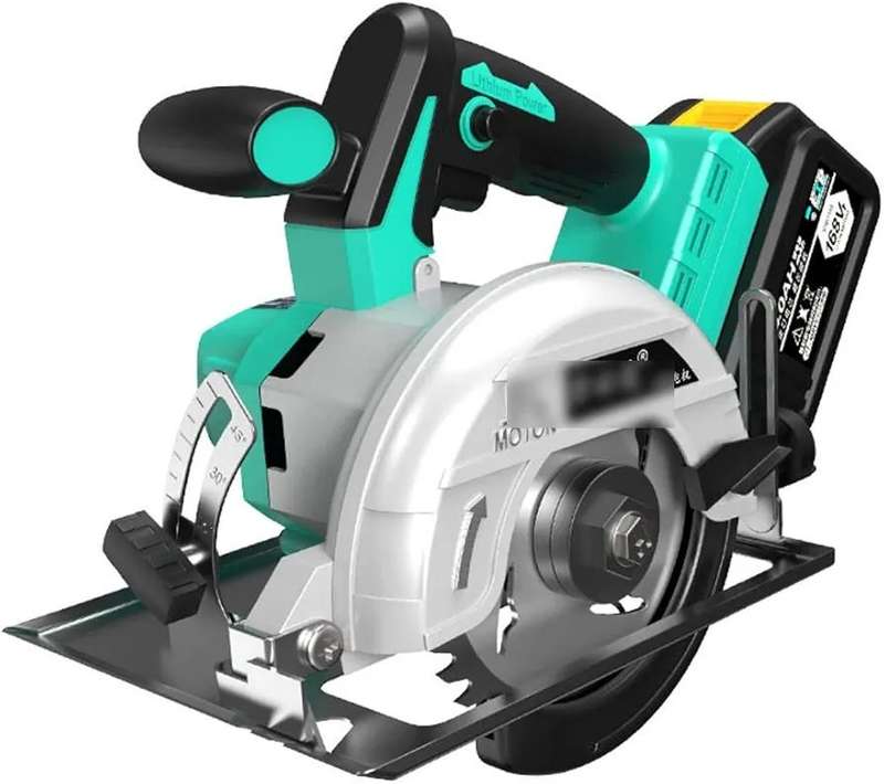 48VF 5-Inch Cordless Brushless Circular Saw | Portable Lithium Battery-Powered Saw for Woodworking