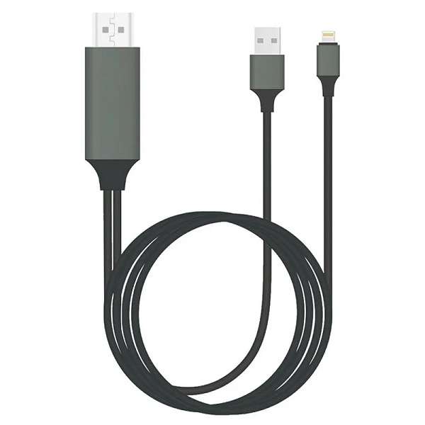 JG20375222 HDMI To 8 Pin Lightning CableI TV AV Adapter For ISO 2m