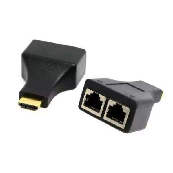 30M HDMI RJ45 CAT5e CAT6 UTP LAN Ethernet Extender HD 1080P 3D HDTV