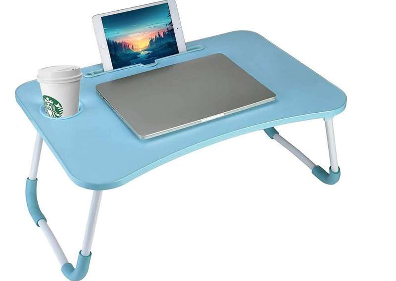 XF0661 Laptop Table with Tablet Stand and Cup Holder