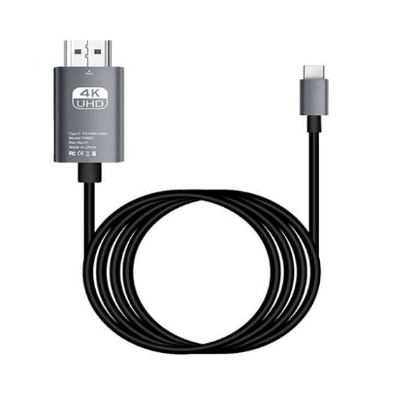 1.8M Alloy Head Type C To HDMI Cable L175