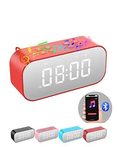 Alarm Clock with Bluetooth Speaker