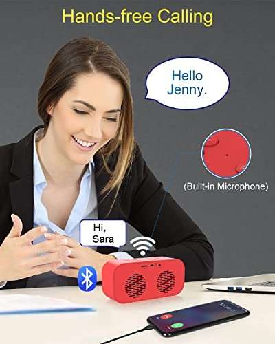 Alarm Clock with Bluetooth Speaker