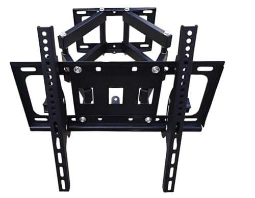 Full Motion TV Wall Mount Bracket for 26-55 Inch Screens - Heavy Duty Adjustable Tilt and Swivel ...