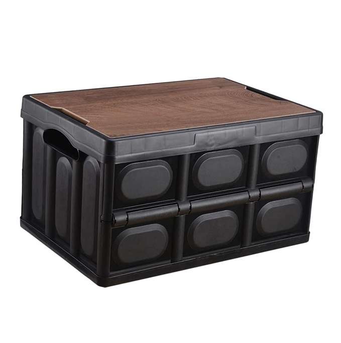 55L Fold Up Storage Camping Box 52cm x 35.3 x 29 -JG20375287