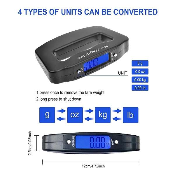 Portable Electronic Luggage Scale