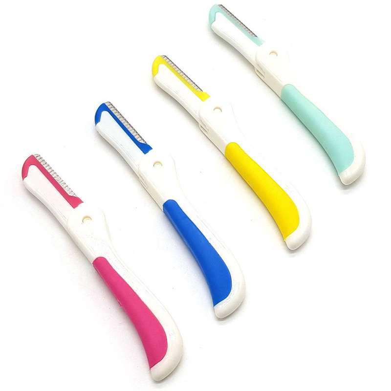 Mini Foldable Eyebrow Razors - 4 Pack