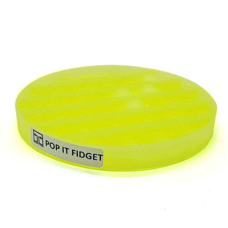 Pop it Fidget Toy - Glow In The Dark - Luminous - Circle Bubble Pop -Lime