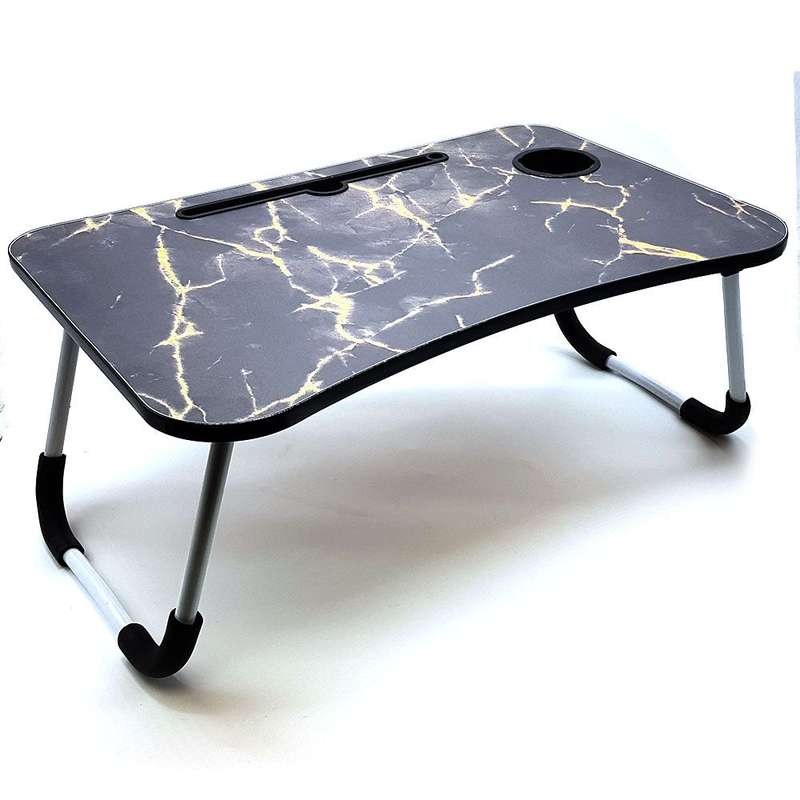 Large Laptop Foldable Desk Table Serving Tray & tablet stand-Black
