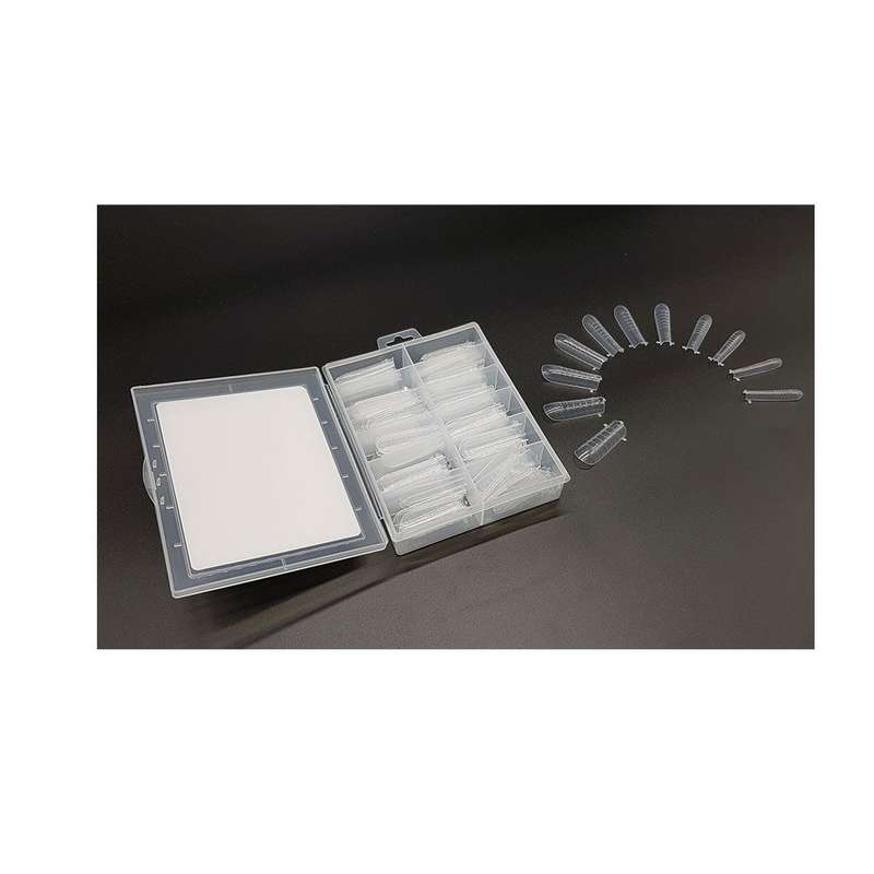 Reusable Straight & Long Dual Nail Forms - 100 Pieces Fake Nails