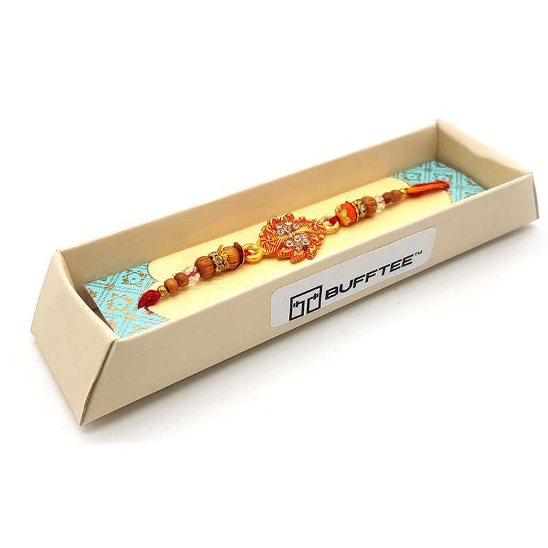 Raksha Bandhan - Rakhi - Surya  - Orange Sun Rakee