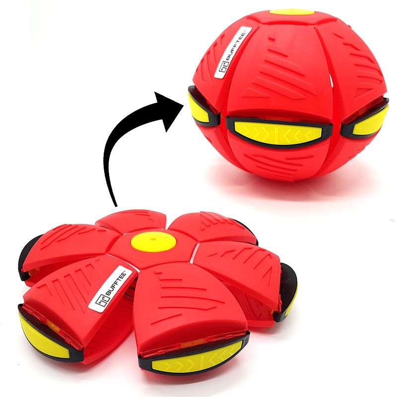 Bufftee Flat Ball Frisbee UFO Flying Disc & Throwing Ball