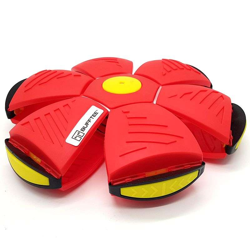 Bufftee Flat Ball Frisbee UFO Flying Disc & Throwing Ball