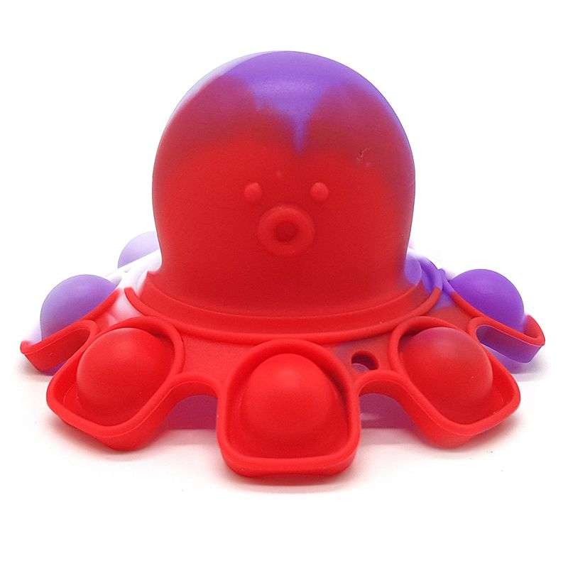 Bufftee  Mood Octopus Pop It Fidget Toy Reversible Popping  Flip Toy -Ghost