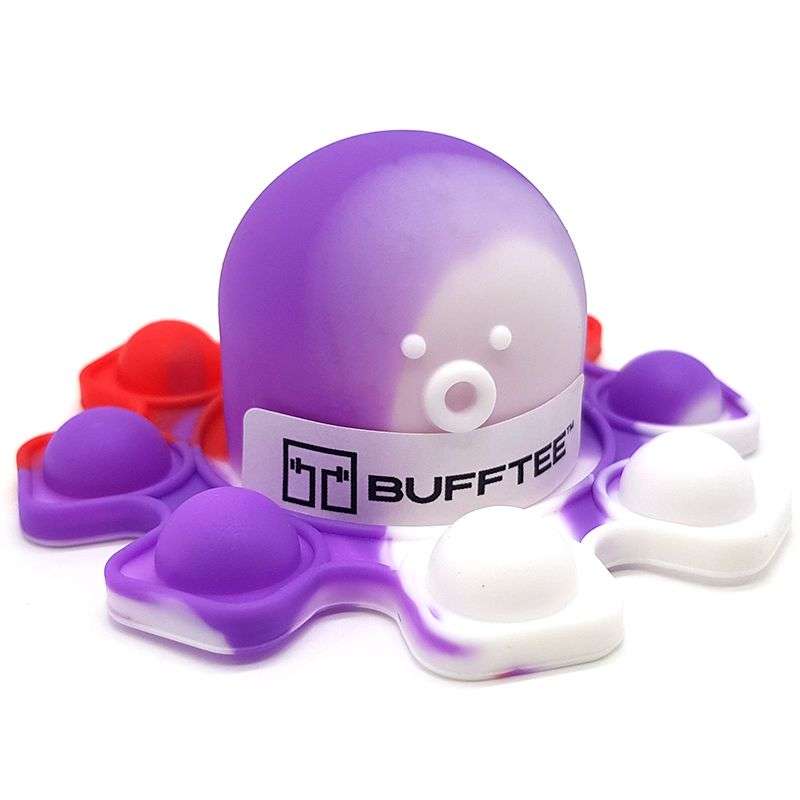 Bufftee  Mood Octopus Pop It Fidget Toy Reversible Popping  Flip Toy -Ghost