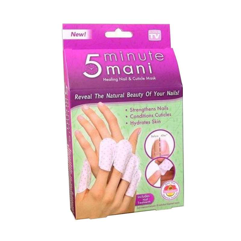 Bufftee 5 Minute Mani Healing Nail & Cuticle Mask - Manicure Finger Set
