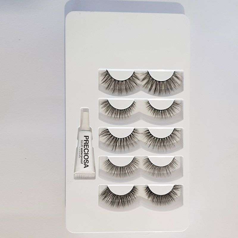 False or Fake Eyelash 5D Faux Mink - 5 Pairs