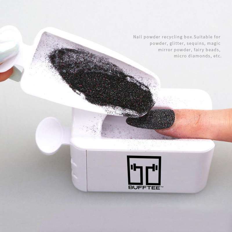 2 in 1 Recycling Box - Portable Dipping Nail Powder Storage Box