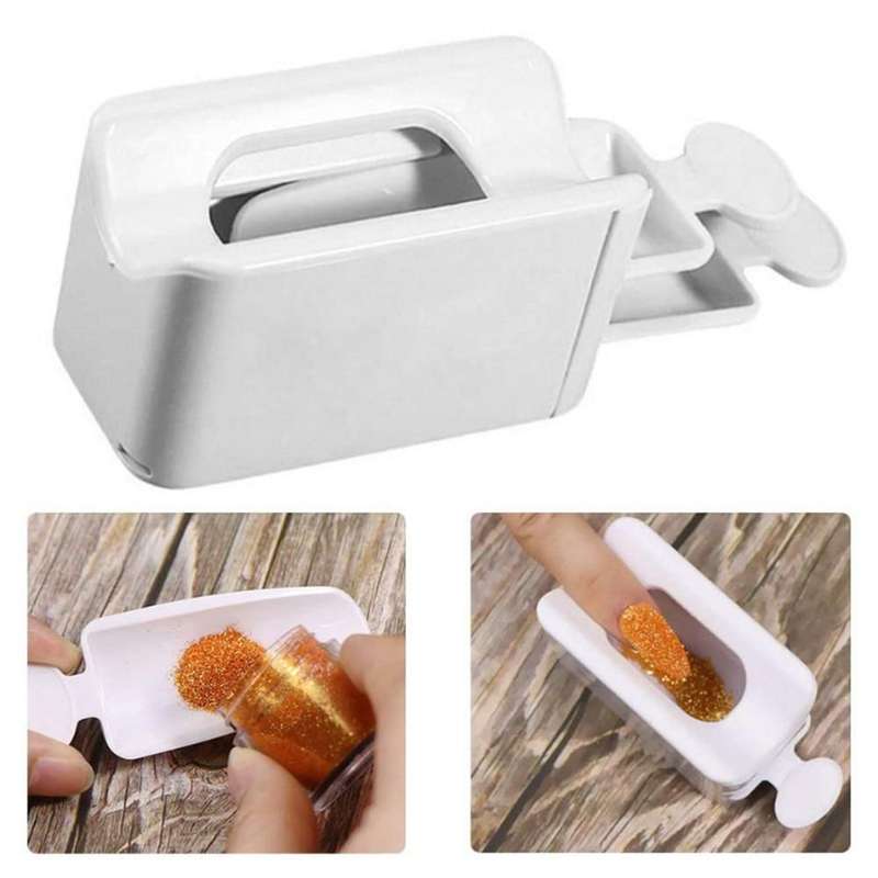 2 in 1 Recycling Box - Portable Dipping Nail Powder Storage Box