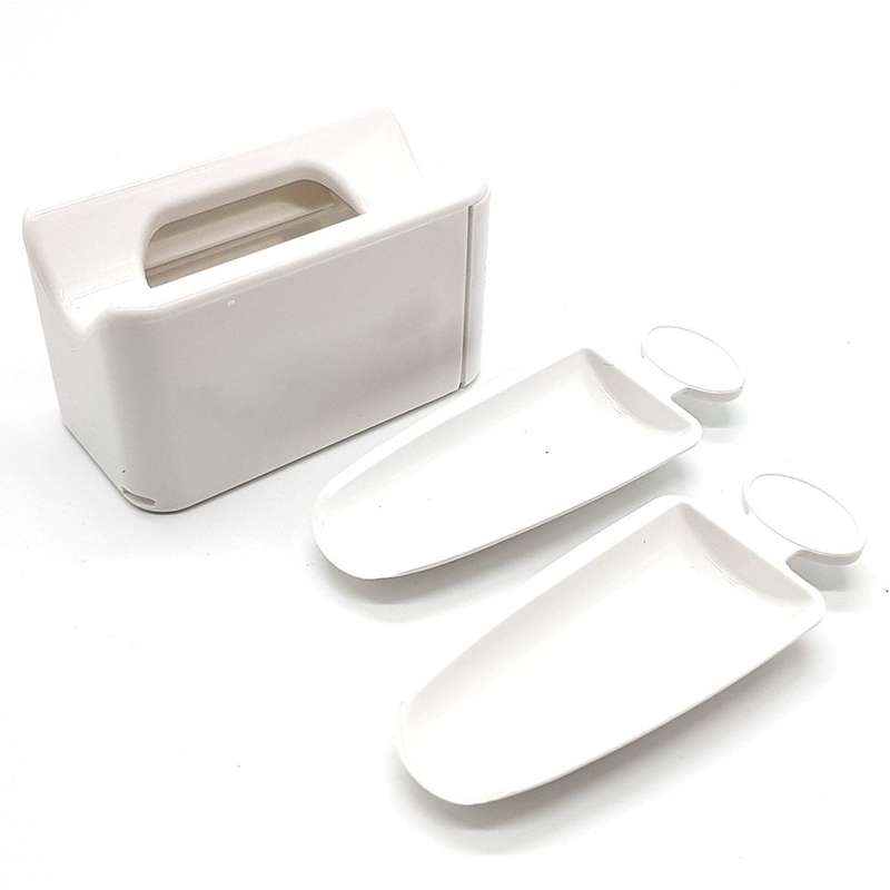2 in 1 Recycling Box - Portable Dipping Nail Powder Storage Box