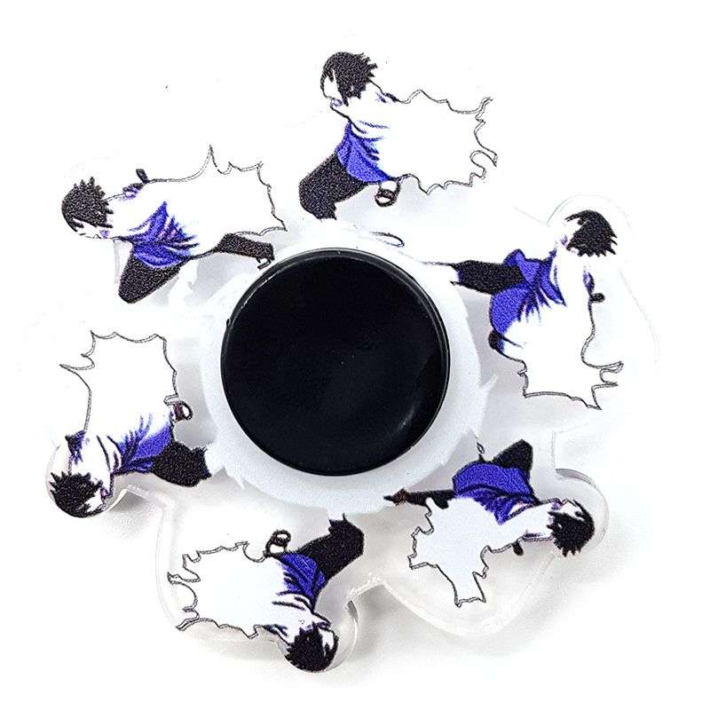 Running Fidget Spinner- Animated Fidget Spinner- Naruto Sasuke