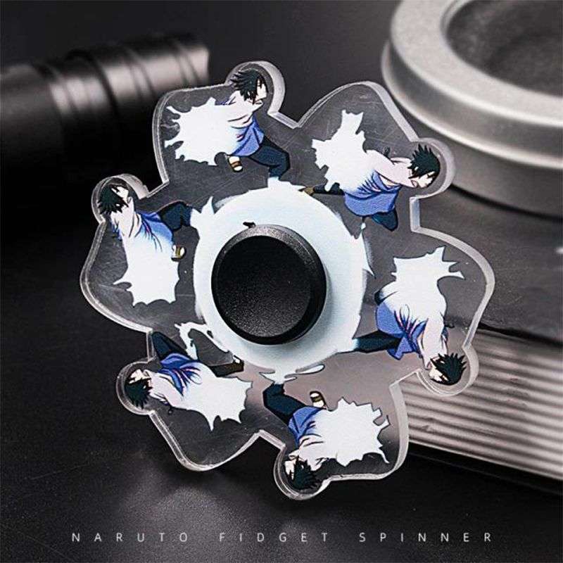 Running Fidget Spinner- Animated Fidget Spinner- Naruto Sasuke