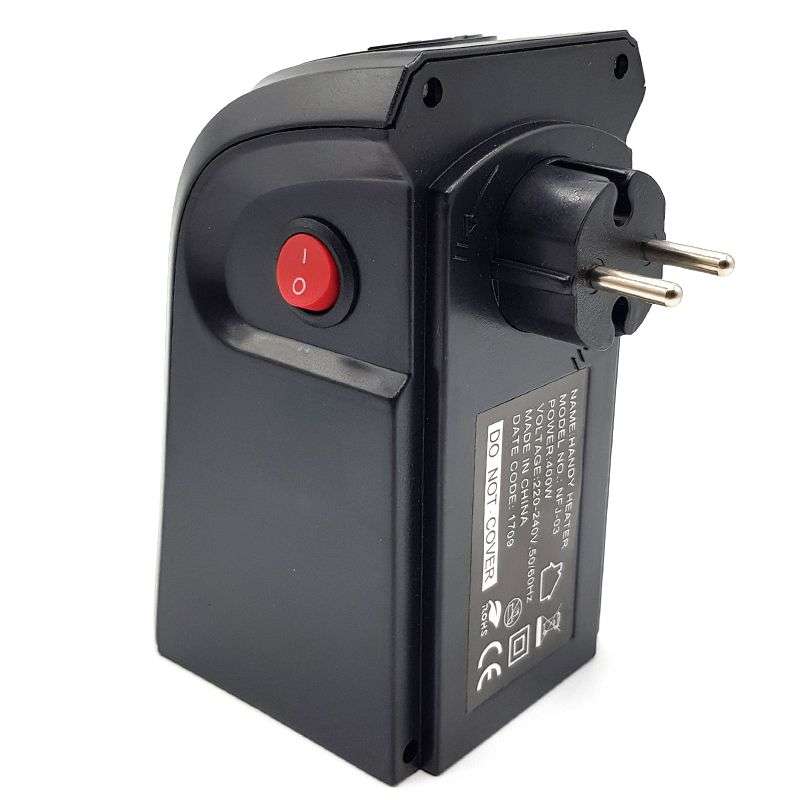 Bufftee Portable Handy Warm Wall Outlet Warm Air Blower Mini Heater