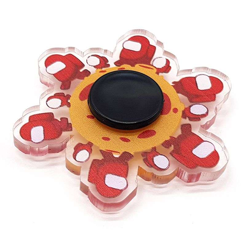 Running Fidget Spinner- Animated Fidget Spinner- Robot