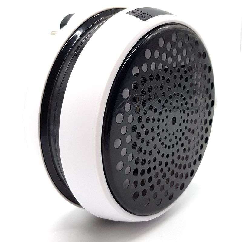 Bufftee Mini Round Winter Heater - 1000w Plug Fan Heater -  Winter White