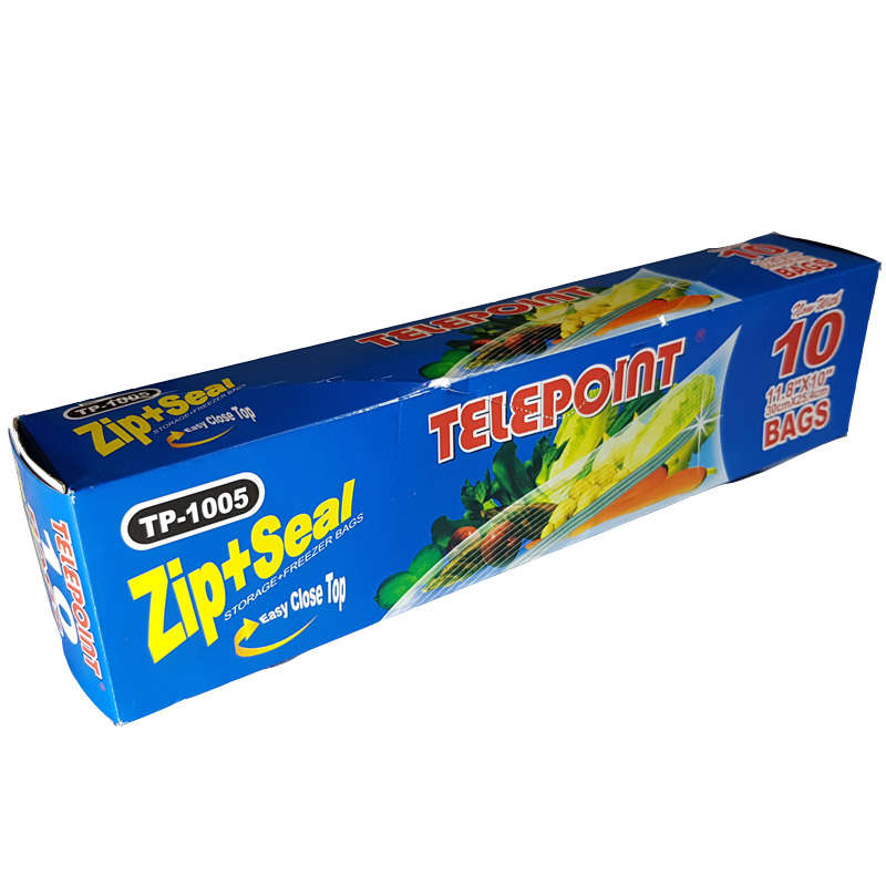 20 Large Zip & Seal Storage & Freezer Bags - 30cm x25cm